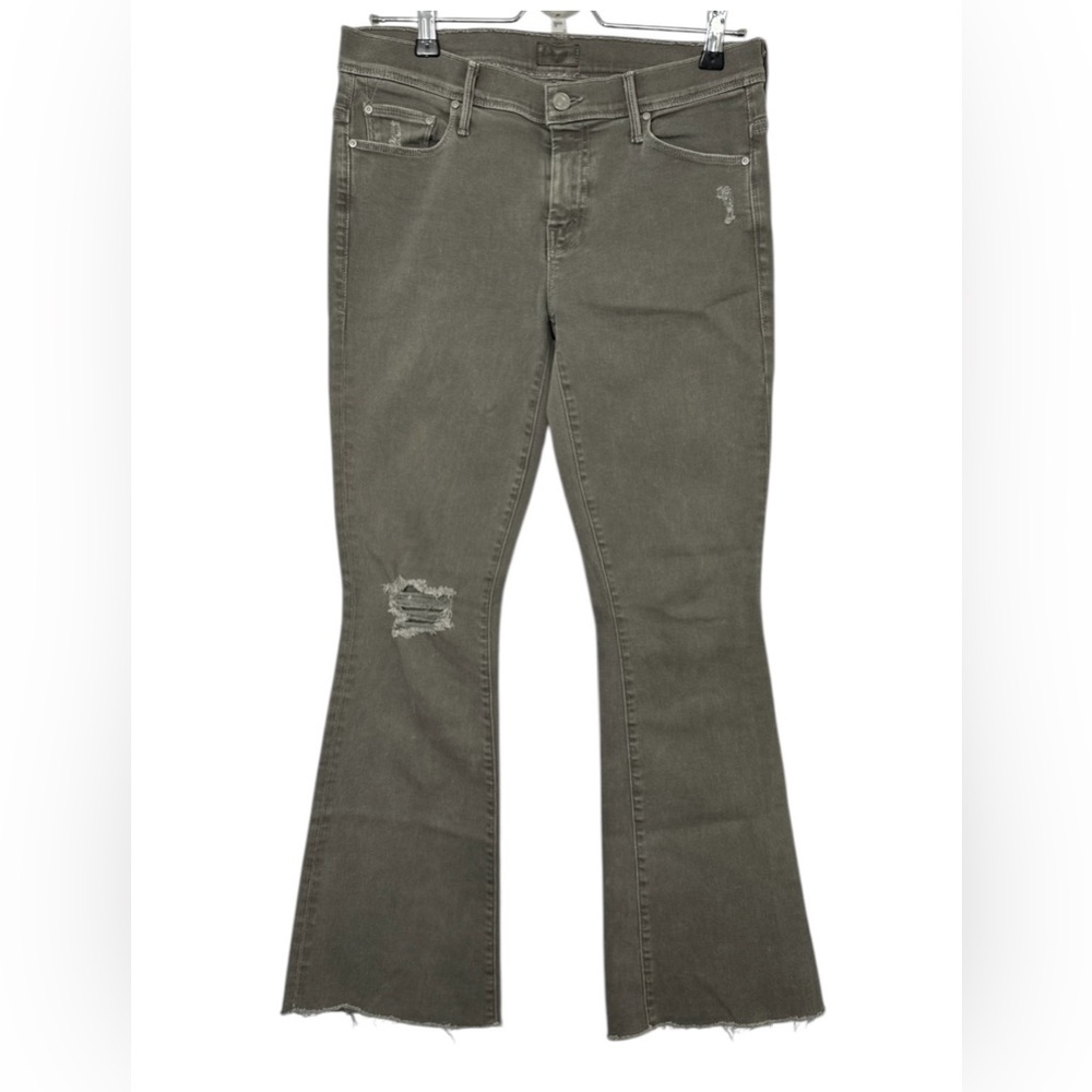 MOTHER The Cruiser Jeans Flared in French Grey Women’s Size 29